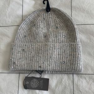 Vince Camuto rhinestone beanie